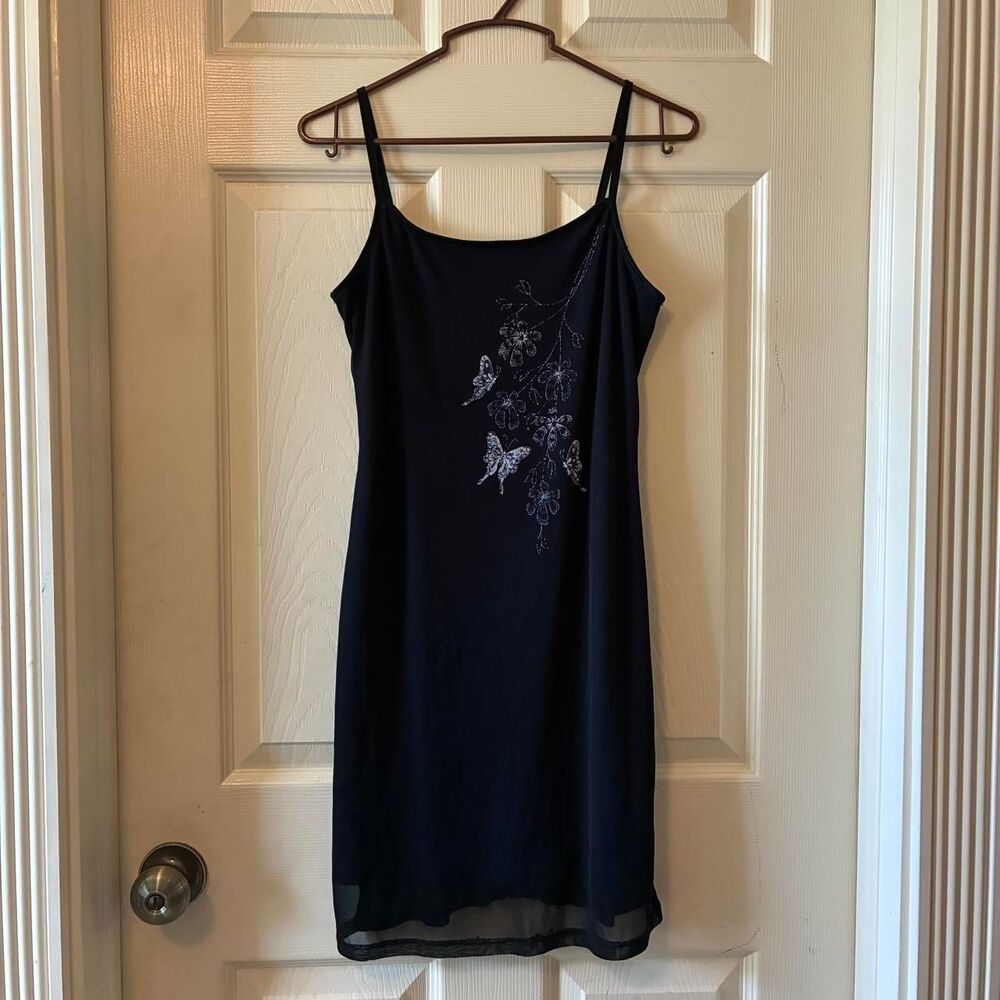 Unbranded Women's Navy and Blue Dress